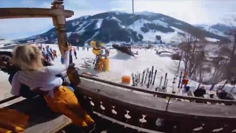outdoor skiing