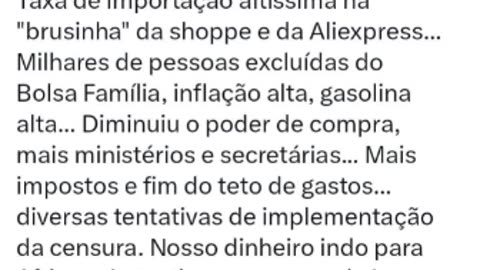 O que o Ladrão e o Marmita que está no poder vão fazer é deixar você pelado.