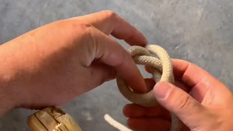 How to Tie the knotting skills in life, you can learn at a glance #76