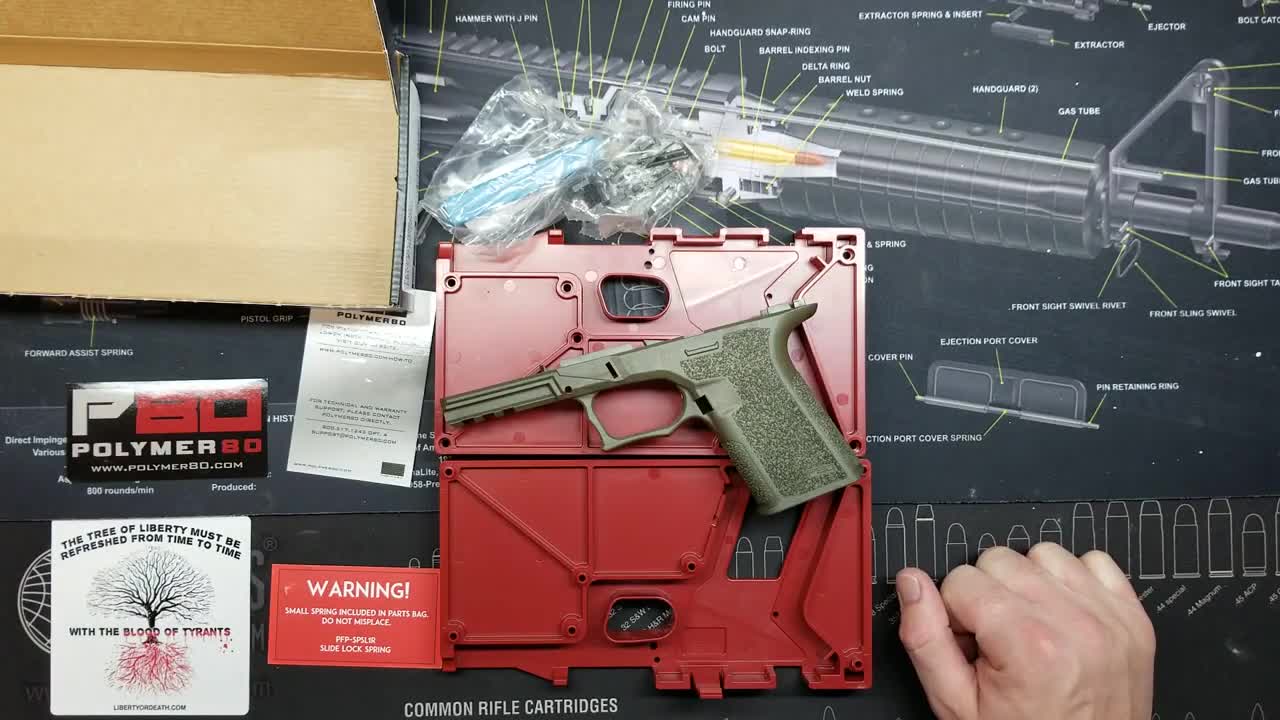 Polymer 80 in California - Unboxing and staying legal