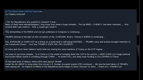 8.18.22: CHENEY GONE! DESTRUCTION OF THE OLD GUARD! AMERICA IS WAKING UP! GREAT MOOD! PRAY!