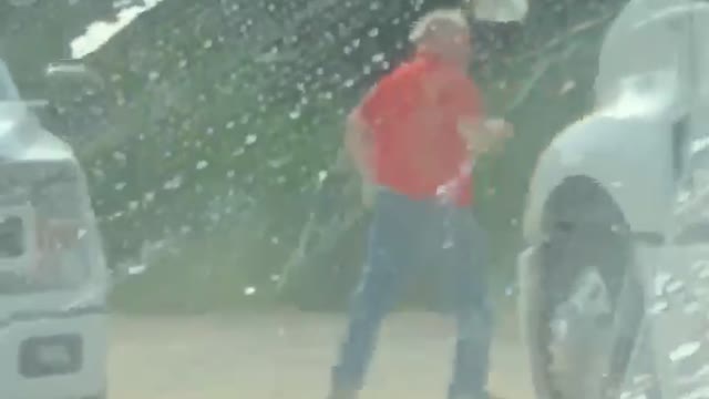 66 year old trump supporting ironworker whipping biden loving truck driver