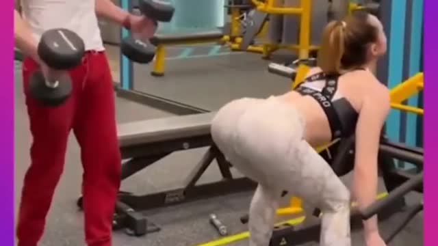 Gym prank-Hot girl gym prank-American prank