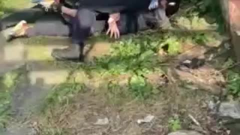 Cops come deep over dirt bike