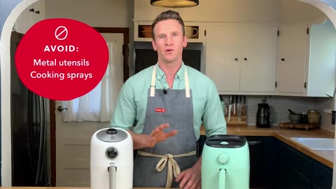 DASH Tasti-Crisp™ Electric Air Fryer Oven, Grey – Compact Air Fryer for Healthier Food in Minutes