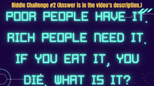 Can You Guess The Correct Answer? (Riddle Challenge #2)