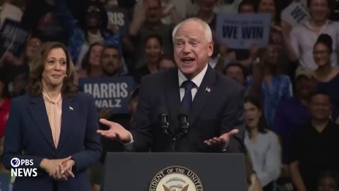 WATCH- Harris VP pick Tim Walz calls on JD Vance to debate him