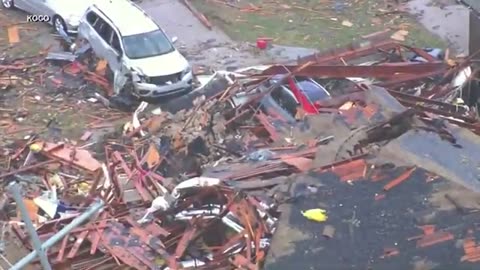 Thousands without power as swarm of tornadoes slam into Oklahoma City area