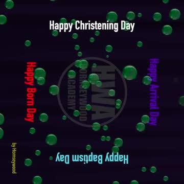 Happy | Christening day | Single