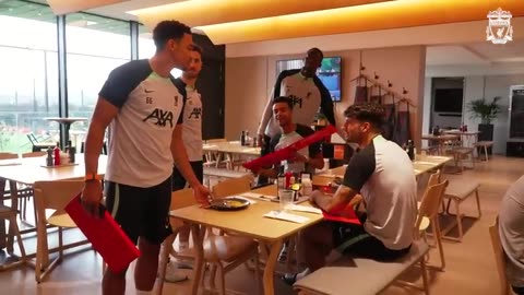 Liverpool players react! HILARIOUS Jota & Konate partnership | EA SPORTS FC 24 ratings revealed