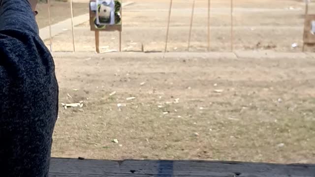 Leah at the range