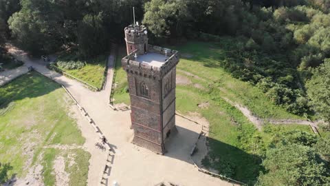 Leith Hill Tower and Countryside / Surrey Hills (4k quality)