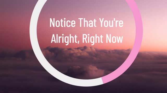 Meditating on feeling safe and secure