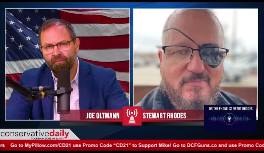 Joe Oltmann interviews Stewart Rhodes from jail 9/26/22