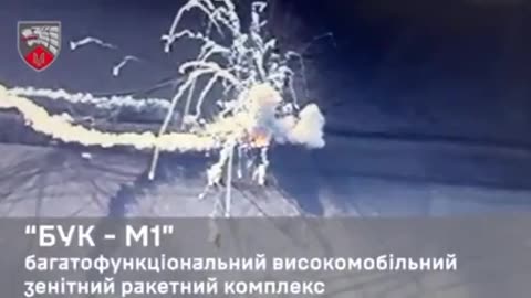Russian BUK-M1 explodes
