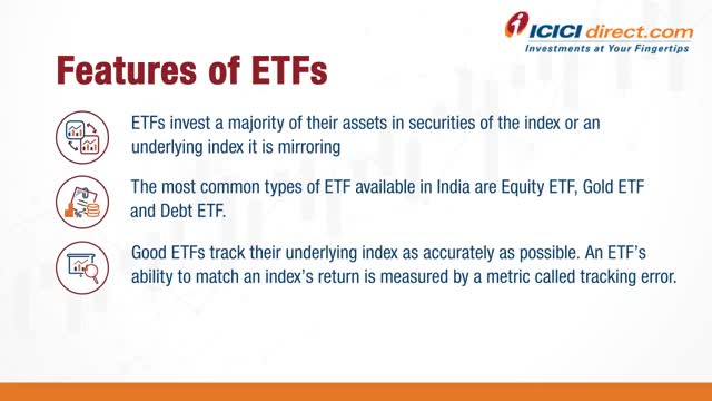 Exchange Traded Funds - Meaning and Benefits of Investing - ICICI Direct
