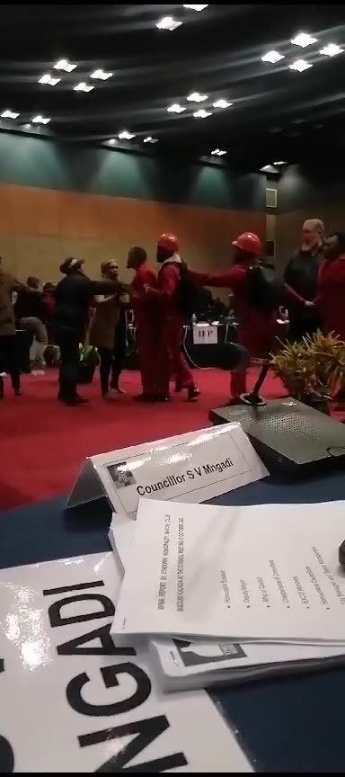 EFF fight in Durban council