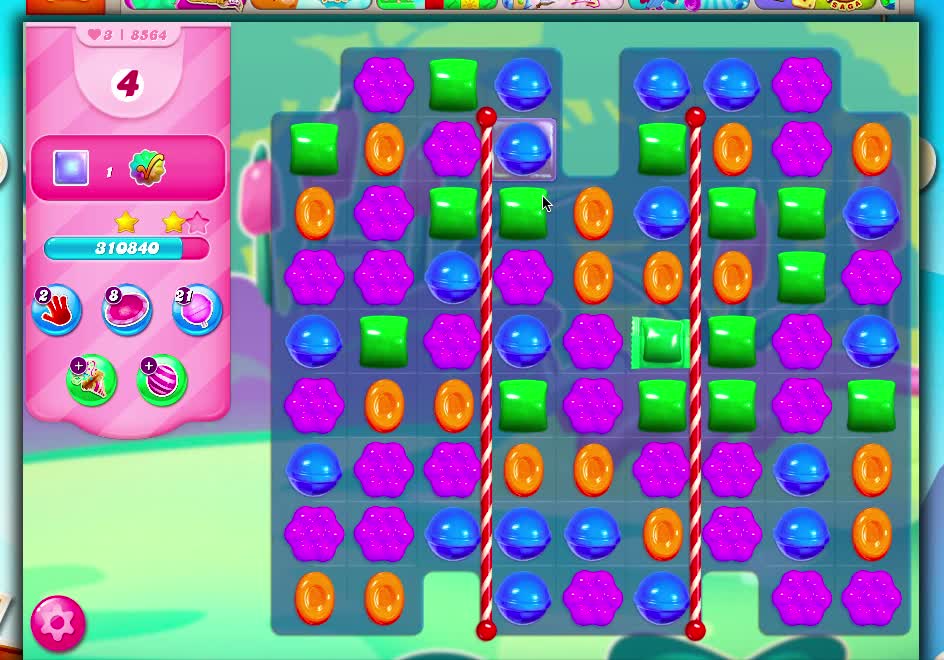 candy Crush Level 8564 released 1/16/21 (No Boosters)