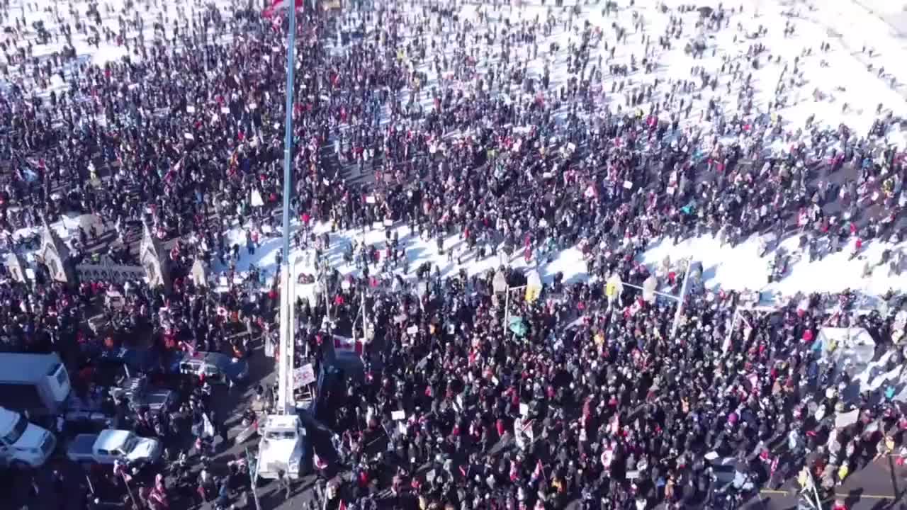 Tens of Thousands of Canadian's Protest Vaccine Mandates