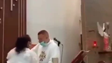 Priest Recently Vaccinated for COVID-19 Becomes Unresponsive during a Church Live Stream