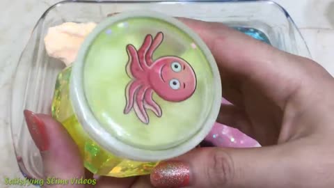 Mixing All My Store Bought Slimes _ Slimesmoothie _ Satisfying Slime Video Part (5)