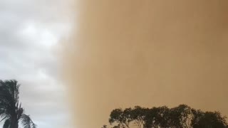 Dust Storm Turns Day into Night in Under a Minute