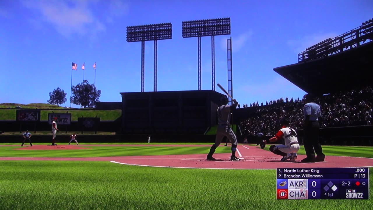 MLB The Show: Akron Rubberducks vs Chattanooga Lookouts (MLK 2 HRs)