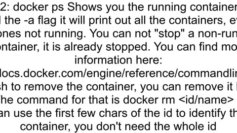 How do I kill the docker processes