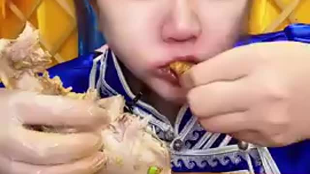 ASMR MUKBANG Spicy Food Burst So Delicious Yummy Food Chinese Eating Show Xiao Wei Mukbnag #5