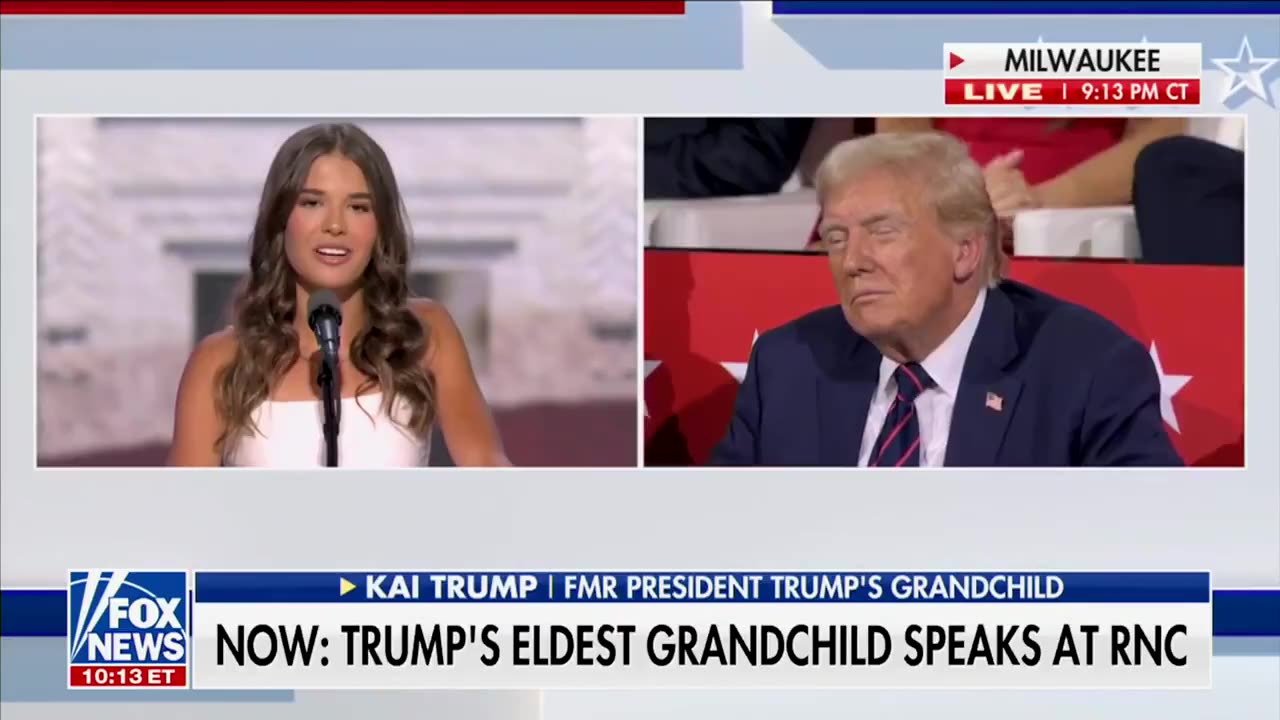 Kai Trump Tribute to Grandfather