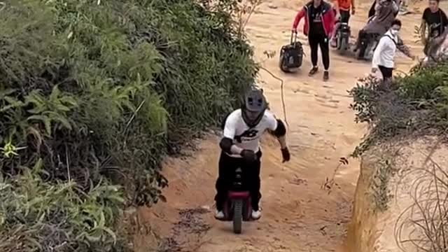 Bike in hill