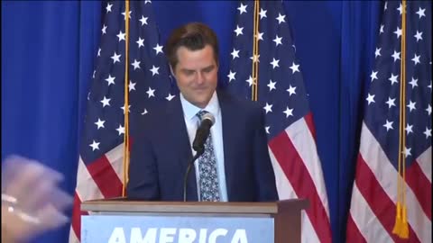 Matt Gaetz: "We have never abandoned Trump, and he has never abandoned America.