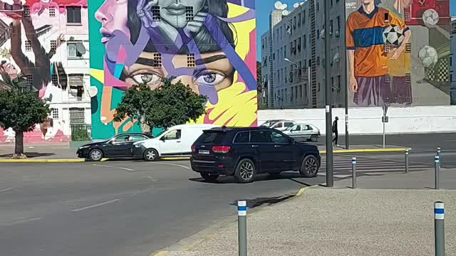 Beautiful Street Arts In Maarif Casablanca Morocco | inmoroccotravel.com