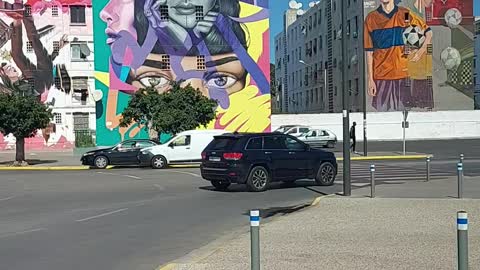 Beautiful Street Arts In Maarif Casablanca Morocco | inmoroccotravel.com