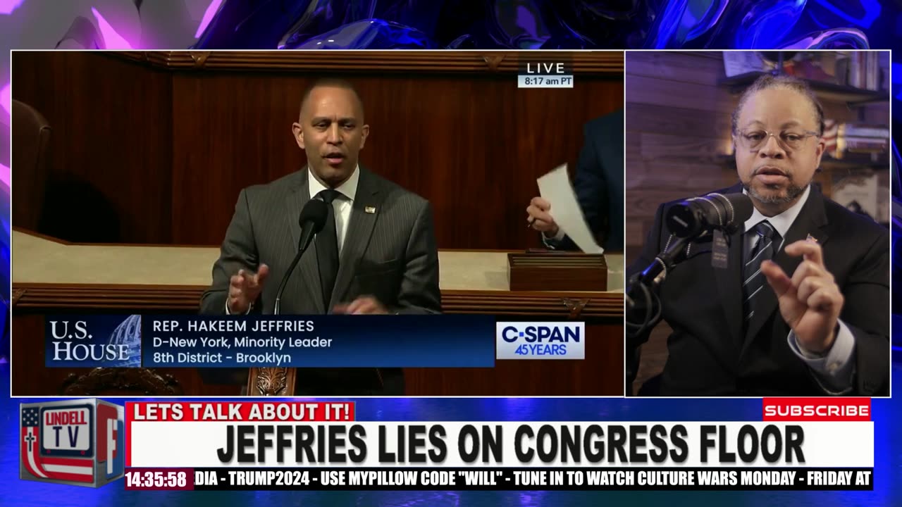 HAKEEM LIES ON THE CONGRESS FLOOR