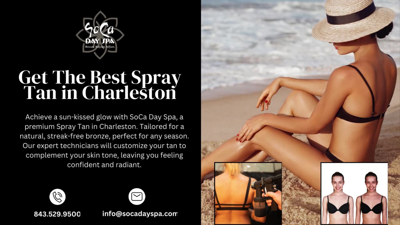 Get The Best Spray Tan in Charleston | SoCa Day Spa