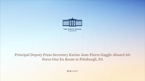 3-31-21 Principal Deputy Press Secretary Karine Jean-Pierre Gaggles Aboard Air Force One