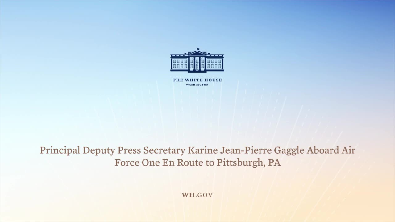 3-31-21 Principal Deputy Press Secretary Karine Jean-Pierre Gaggles Aboard Air Force One