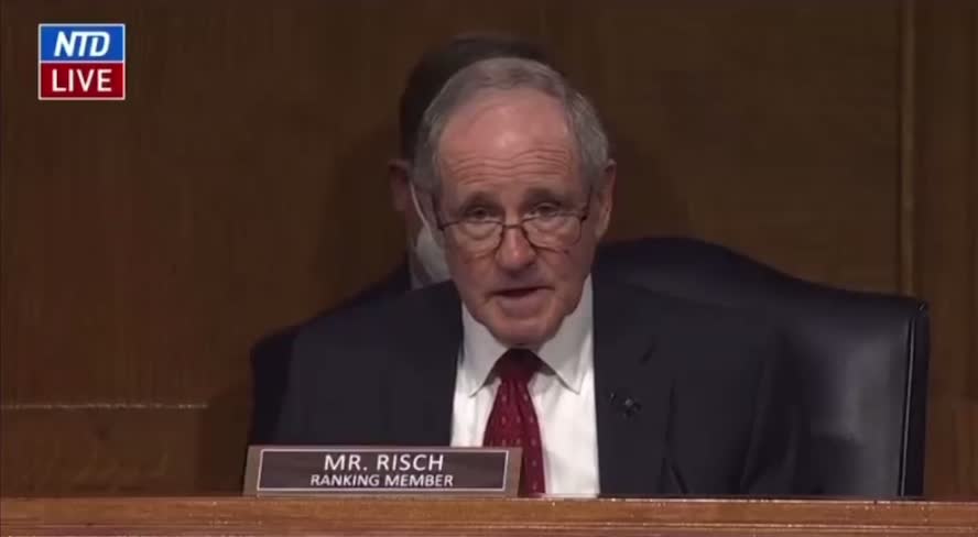 Senator Risch To Secretary Blinken - "WHO IS REALLY IN CHARGE?"