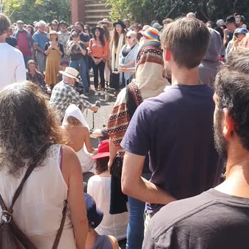 Mullumbimby, Australia: August 31, 2021 Silent Protest