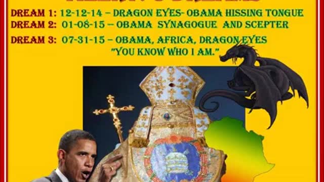 3 Visions Obama, The Synagogue & Scepter WOE Dragon Eyes
