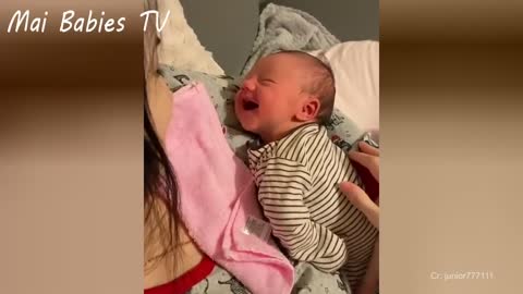 You definitely want to have babies after watching this video because of this incredibly cute babies