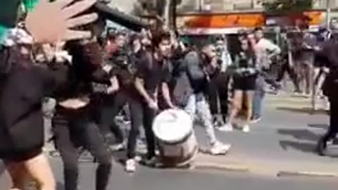 Naked Women Protest in France.mp4
