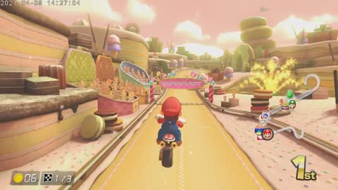 Mario Kart 8 Deluxe Switch Mario Part 3 Sweet Sweet Canyon