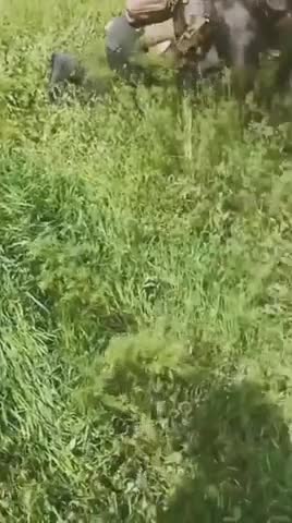 Ukrainians Evacuating Injured Soldier