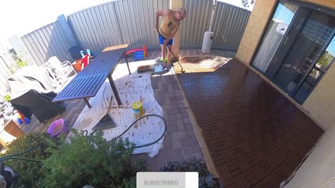 Timelapse - Oiling Table & Deck - Insta360 X3 - Apr 2024 (Full series in description)