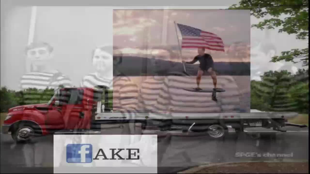 MARKY insults America with his bogus flag waving.