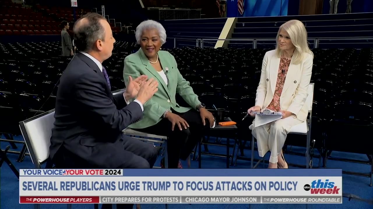 Donna Brazile Shouts Over Reince Priebus As He Attempts To Defend Trump's Record