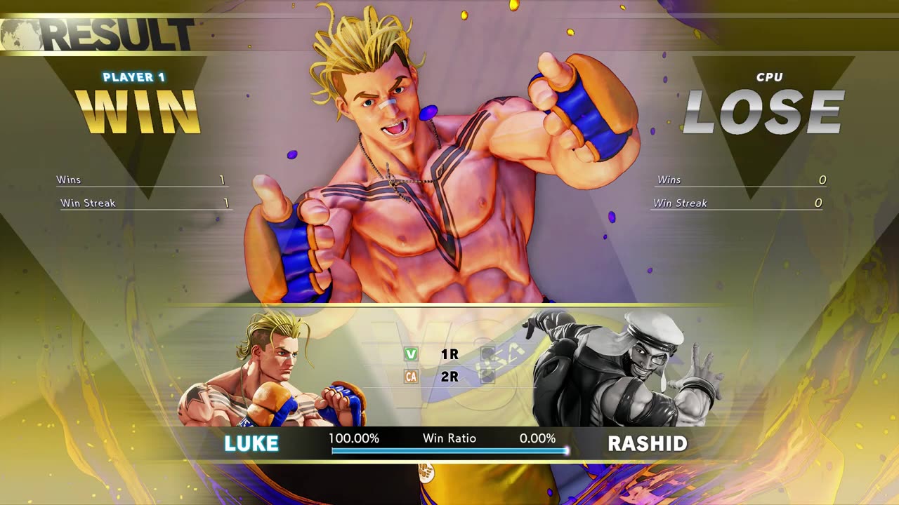 18.Luke vs Rashid (Hardest AI) - Street Fighter V