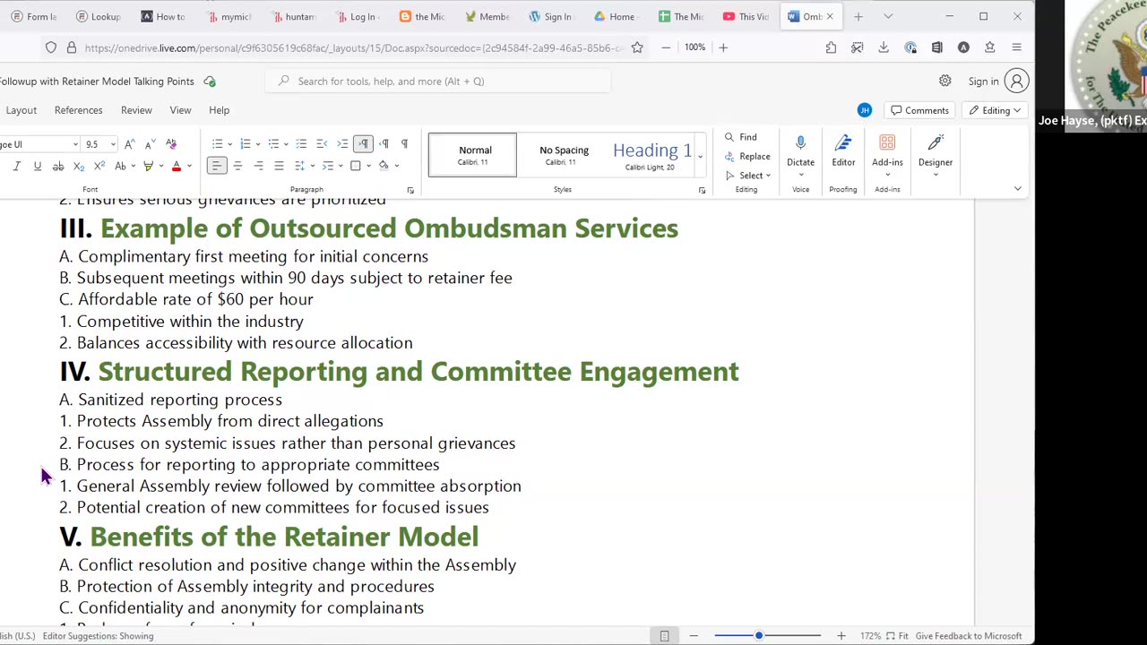 004 Intl Ombudsman Think Tank - November 7, 2024